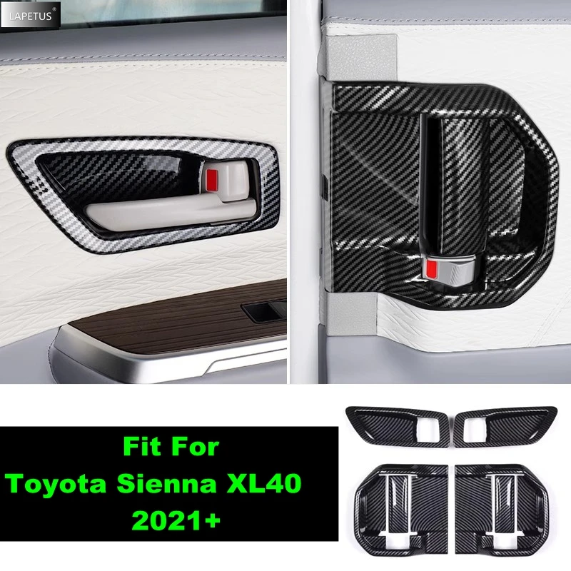 Carbon Fiber Style Accessories For Toyota Sienna XL40 2021 - 2025 Car Inner Door Handle Bowl Panel Frame Decoration Cover Trim
Carbon Fiber Style Accessories For Toyota Sienna XL40 2021 - 2025 Car Inner Door Handle Bowl Panel Frame Decoration Cover Trim