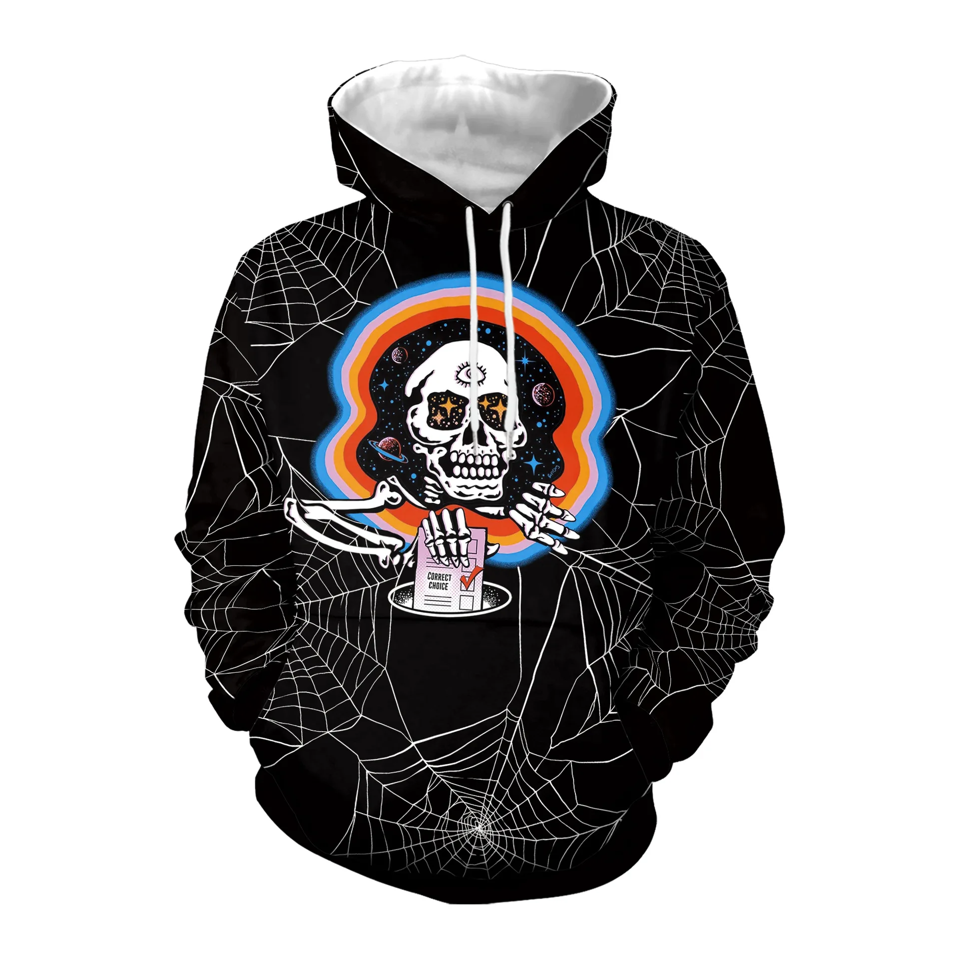 2024 New Couple Outfit Halloween Skull Hooded Sweater Casual Men's and Women's Baseball Jacket
2024 New Couple Outfit Halloween Skull Hooded Sweater Casual Men's and Women's Baseball Jacket