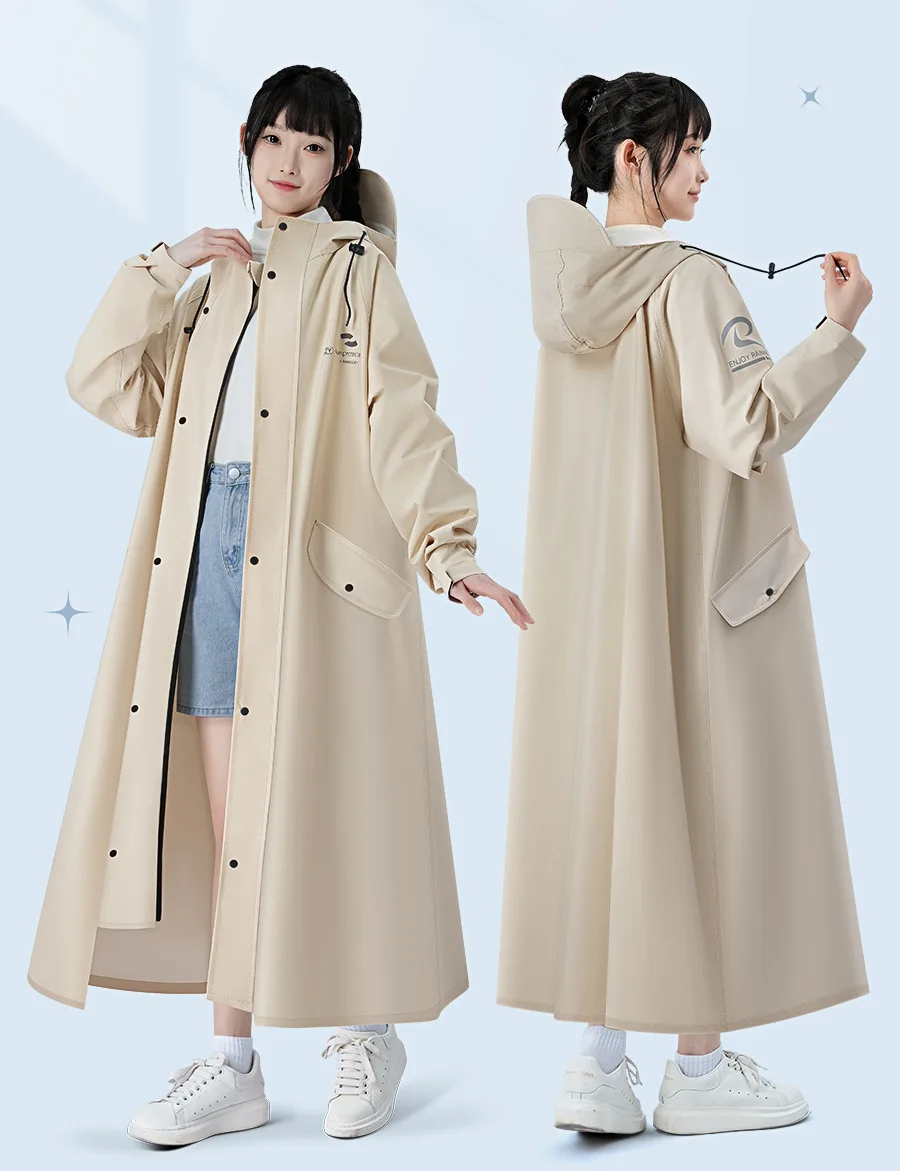 Long Waterproof Raincoat Portable Long Rain Coats Jacket Hooded Reflective Reusable Ponchos for Climbing Cycling Farming Hiking
Long Waterproof Raincoat Portable Long Rain Coats Jacket Hooded Reflective Reusable Ponchos for Climbing Cycling Farming Hiking