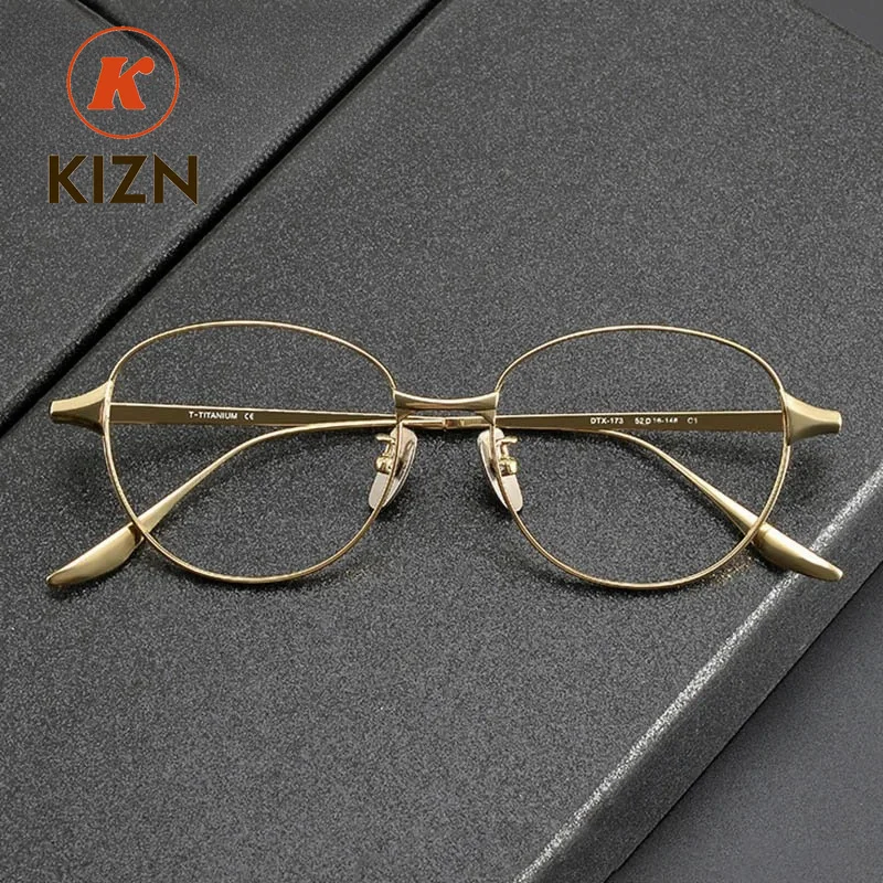 KIZN Vintage Titanium Women's Eyeglasses Ultra Light Trend Prescription Frames Oval Optical Frame Luxury Brand Designer
KIZN Vintage Titanium Women's Eyeglasses Ultra Light Trend Prescription Frames Oval Optical Frame Luxury Brand Designer