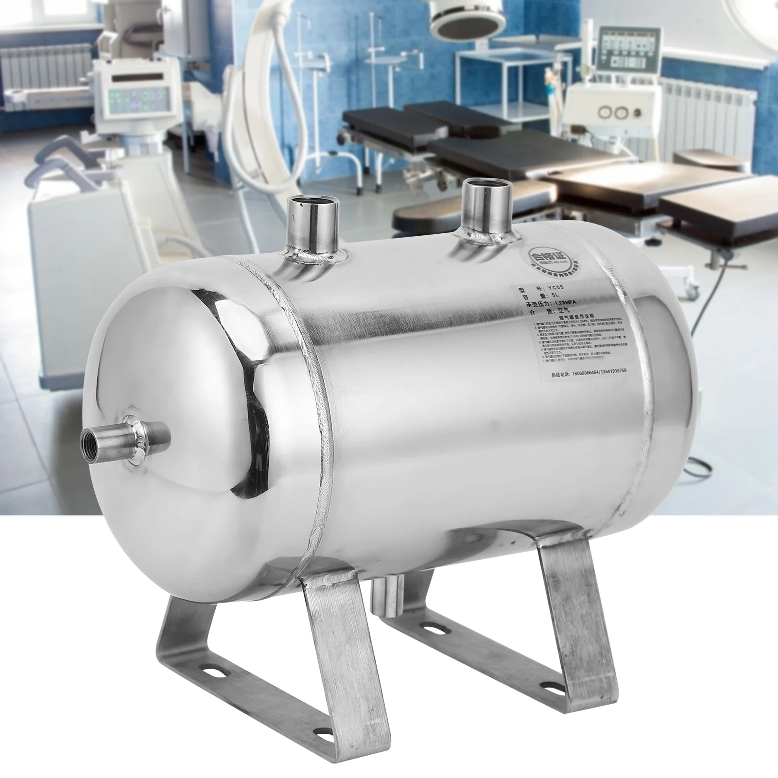 5L Steel Gas Storage Air Reservoir Can 4‑Port Container High Pressure 1/4NPT Air Reservoir Container Air Reservoir
5L Steel Gas Storage Air Reservoir Can 4‑Port Container High Pressure 1/4NPT Air Reservoir Container Air Reservoir
