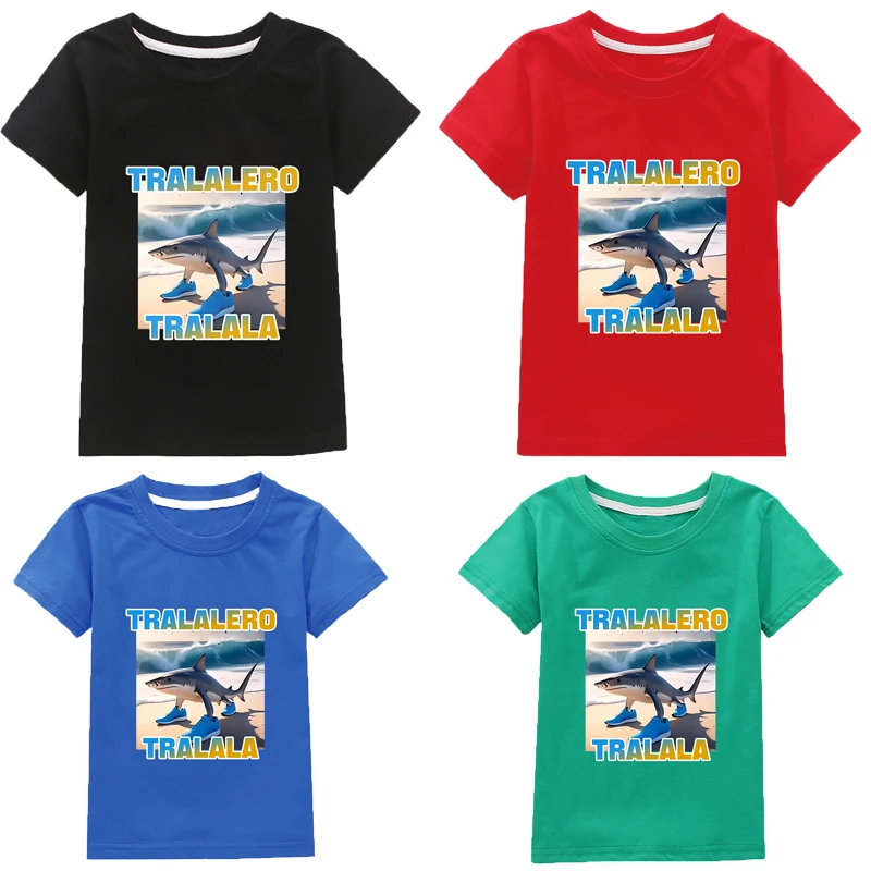 Футболка Tralalero Tralala divertido Shark для мальчиков, модная детская футболка с короткими рукавами, летняя одежда для девочек, детские топы, футболки для детей
Футболка Tralalero Tralala divertido Shark для мальчиков, модная детская футболка с короткими рукавами, летняя одежда для девочек, детские топы, футболки для детей
