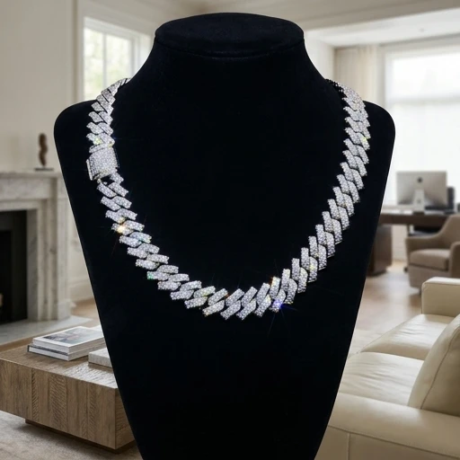 14mm Hip Hop Iced Out Cuban Link Chain Necklace 18k Gold Plated Miami Choker Lab Diamond Gift for Men
14mm Hip Hop Iced Out Cuban Link Chain Necklace 18k Gold Plated Miami Choker Lab Diamond Gift for Men