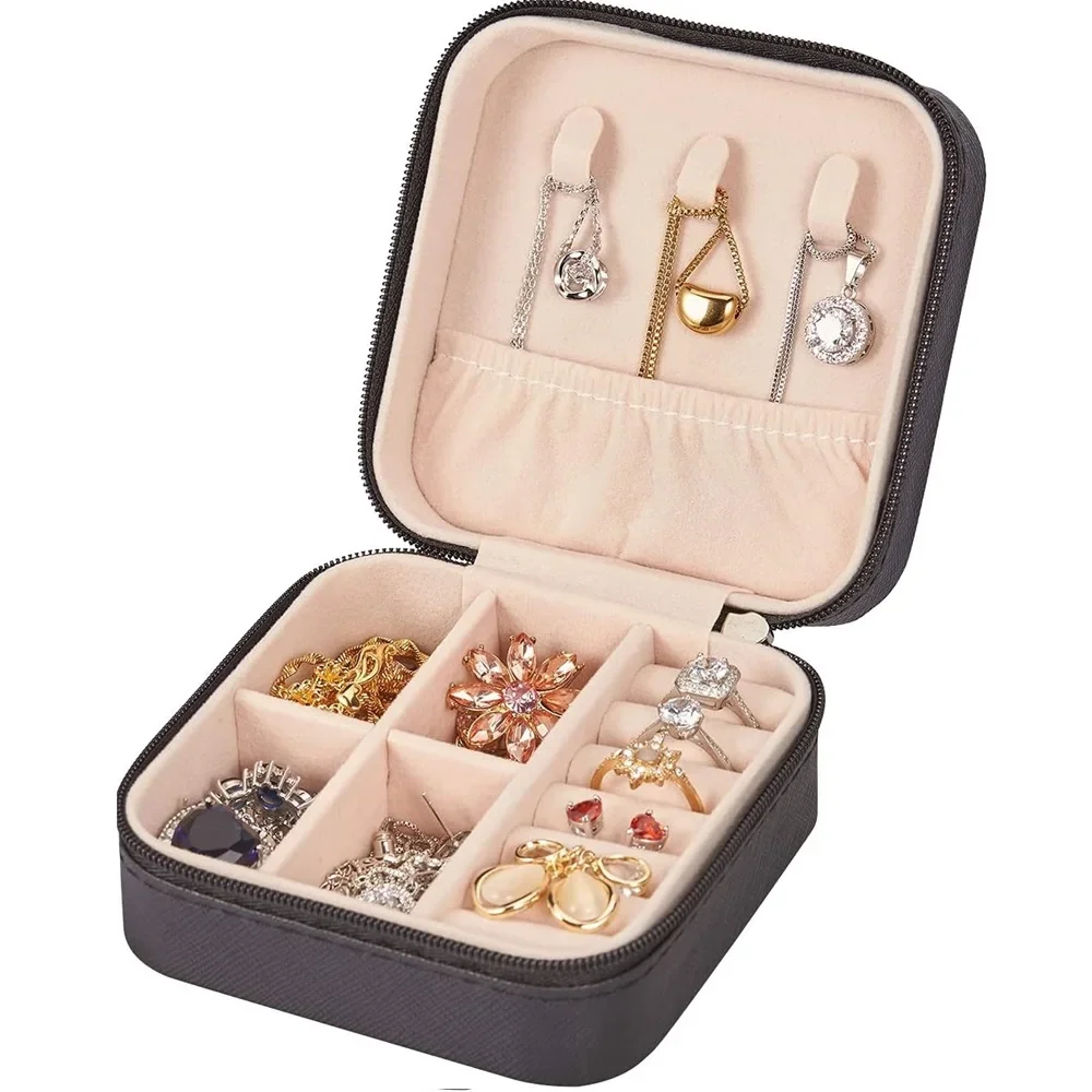PU Leather Small Jewelry Box Portable Ring Pendant Earring Necklace Case Bracelet Storage Box Organizer Storage Holder Boxes
PU Leather Small Jewelry Box Portable Ring Pendant Earring Necklace Case Bracelet Storage Box Organizer Storage Holder Boxes
