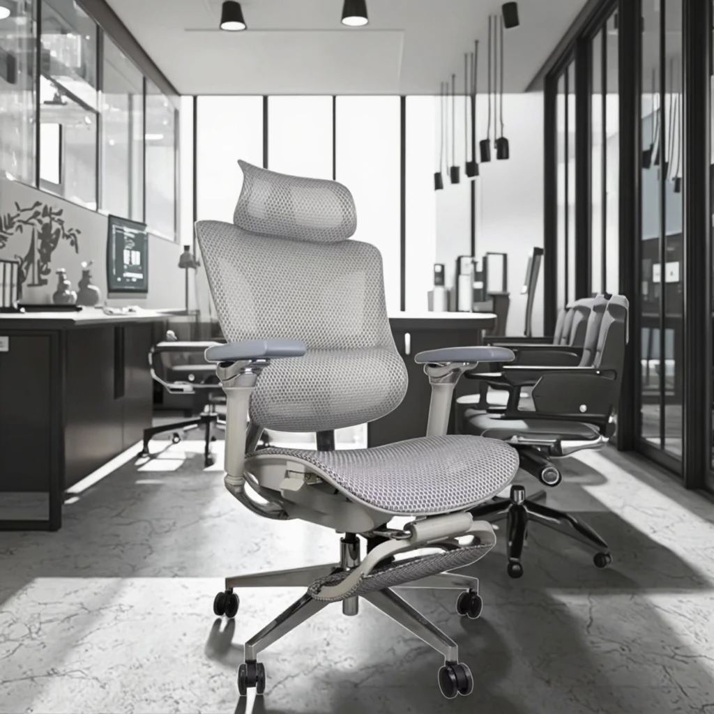 Ergonomic Office Chair With Lumbar Support High Back Mesh Executive Chair And Adjustable Arms Headrest
Ergonomic Office Chair With Lumbar Support High Back Mesh Executive Chair And Adjustable Arms Headrest