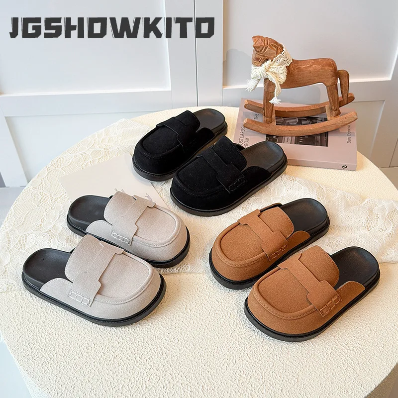 JGSHOWKITO Children Casual Slippers for Girls Boys New Fashion Soft Bottom Anti-slippery Versatile Slip-on Shoes Outdoor Classic
JGSHOWKITO Children Casual Slippers for Girls Boys New Fashion Soft Bottom Anti-slippery Versatile Slip-on Shoes Outdoor Classic