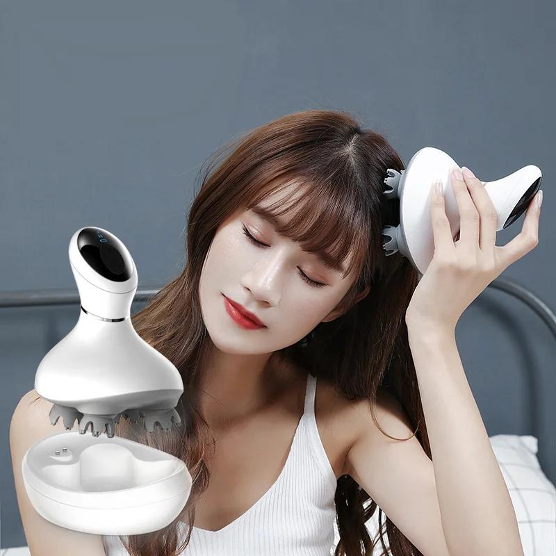 Electric Head Massager Deeply Tissue Kneading for Body Massage Imitate Four-Finger Kneading Release for Hair Care pet Massager 
Electric Head Massager Deeply Tissue Kneading for Body Massage Imitate Four-Finger Kneading Release for Hair Care pet Massager