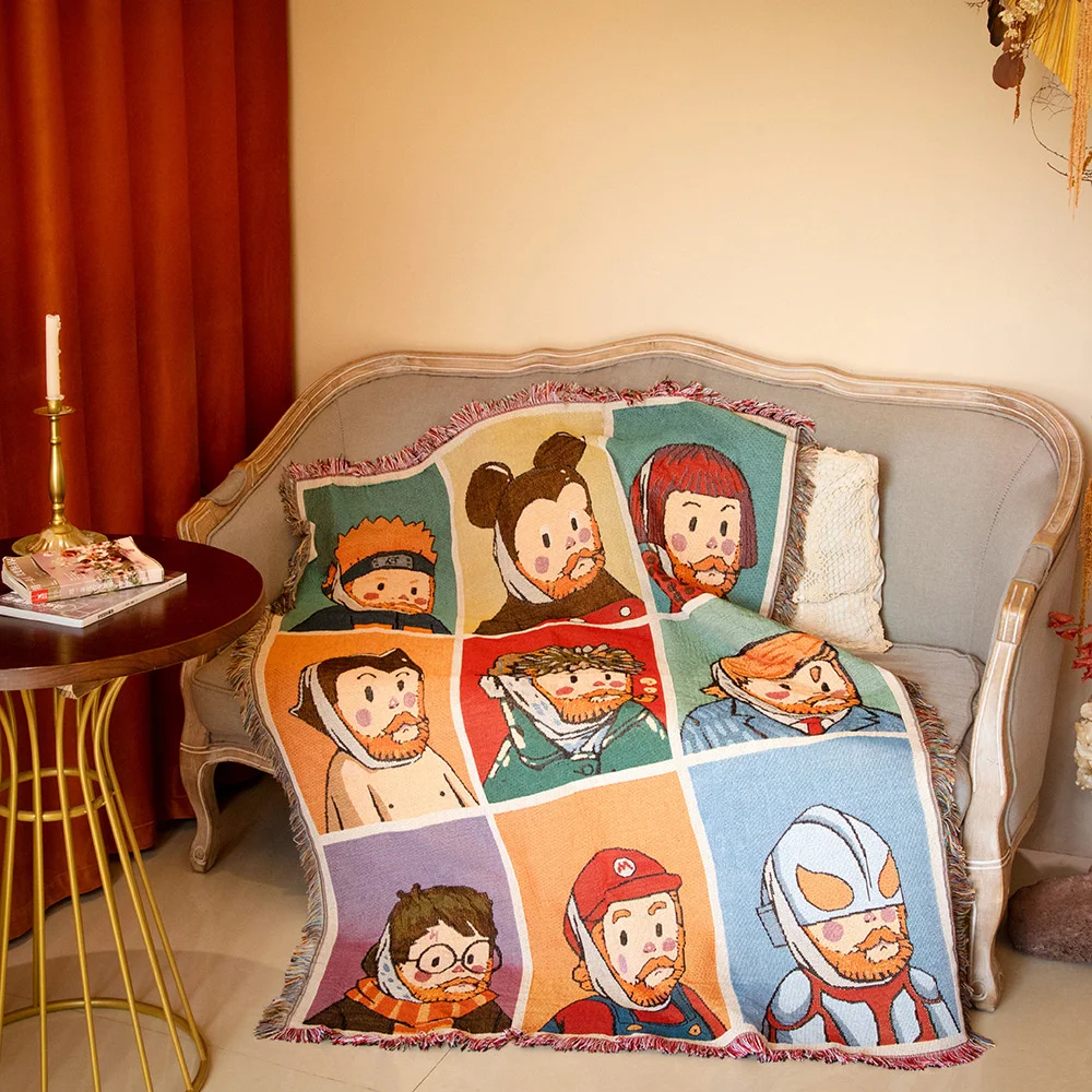 Cartoon blanket funny head like silk blanket single sofa blanket decorative tapestry leisure blanket camping blanket
Cartoon blanket funny head like silk blanket single sofa blanket decorative tapestry leisure blanket camping blanket