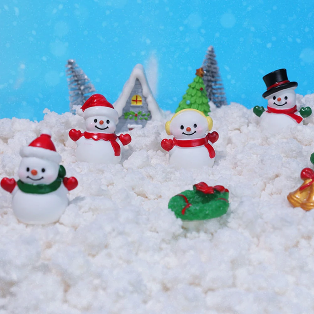 6pcs Mini Snowman Figurines Resin Cute Decor Statues Toy Christmas Ornaments Xmas Party Supplies Garden Adorable
6pcs Mini Snowman Figurines Resin Cute Decor Statues Toy Christmas Ornaments Xmas Party Supplies Garden Adorable