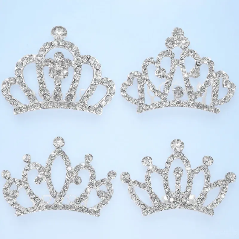 4Pcs Kids Crown Comb Rhinestone Silver Princess Tiara Hairpiece for Birthday Party Photo Wedding Hair Accessories
4Pcs Kids Crown Comb Rhinestone Silver Princess Tiara Hairpiece for Birthday Party Photo Wedding Hair Accessories