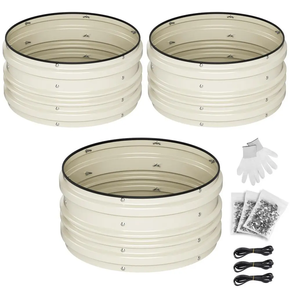 3PC 2x2x1FT Galvanized Raised Garden Bed Set Rust & Corrosion Protection
3PC 2x2x1FT Galvanized Raised Garden Bed Set Rust & Corrosion Protection