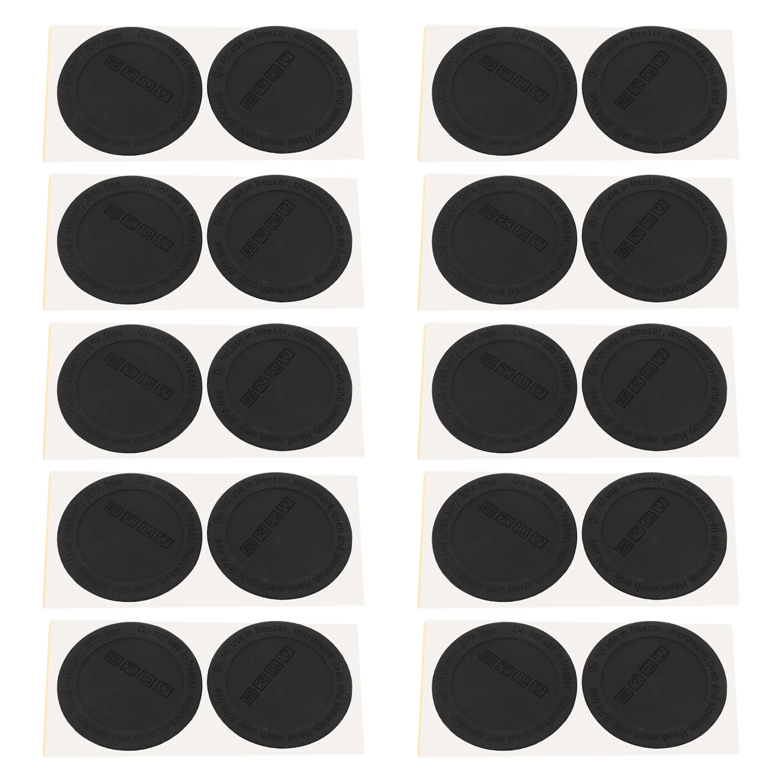20 Pcs Anti-slip Protective Pads for Tumblers Cup Heat Resistant Mats Black Bottom Adhesive Office Silicone Home Kitchen Table
20 Pcs Anti-slip Protective Pads for Tumblers Cup Heat Resistant Mats Black Bottom Adhesive Office Silicone Home Kitchen Table