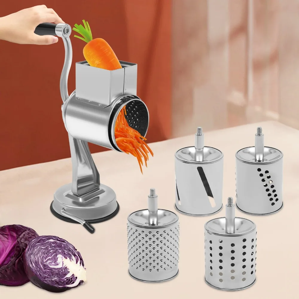Practical Manual Rotary Hand Crank Nut Grinder Stainless Steel with 5 Blades Cheese Grater Sturdy Cheese Shredder Cooking
Practical Manual Rotary Hand Crank Nut Grinder Stainless Steel with 5 Blades Cheese Grater Sturdy Cheese Shredder Cooking