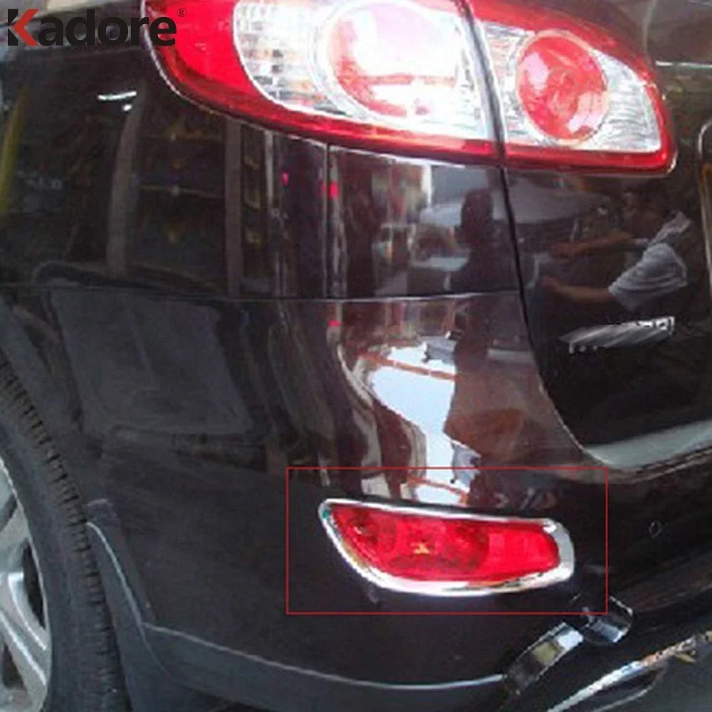 Rear Bumper Fog Light Lamp Cover Trim For Hyundai Santa Fe 2010 2011 2012 Chrome Car Tail Foglight Bezel Trims Accessories
Rear Bumper Fog Light Lamp Cover Trim For Hyundai Santa Fe 2010 2011 2012 Chrome Car Tail Foglight Bezel Trims Accessories