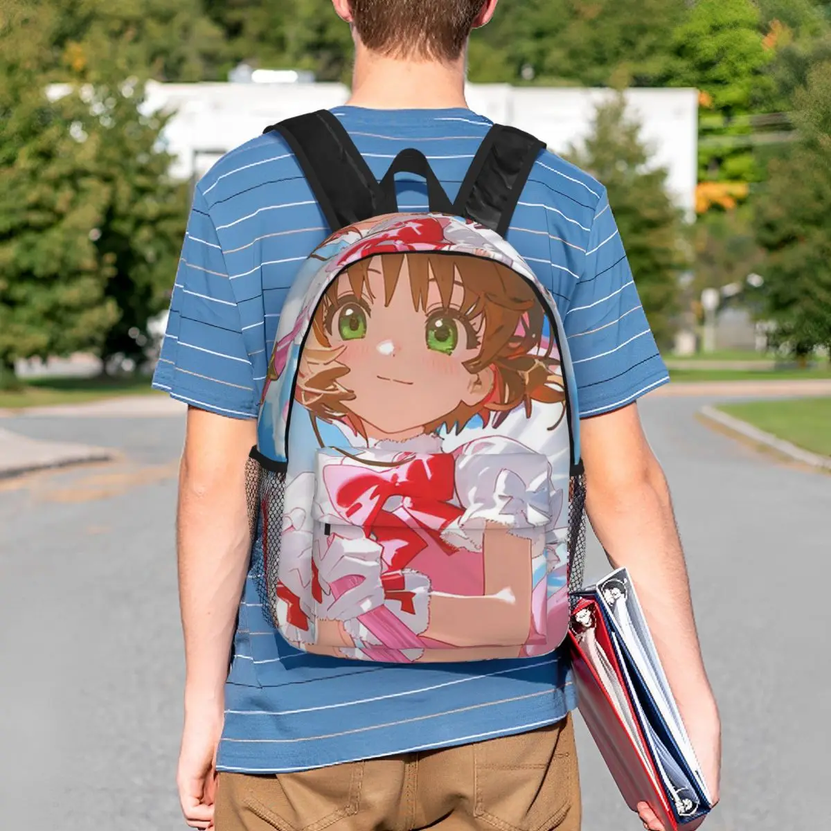 Cardcaptor Sakura Anime Backpack Student BookBag Kids School Bag Computer Shoulder Bags for Boys Girls
Cardcaptor Sakura Anime Backpack Student BookBag Kids School Bag Computer Shoulder Bags for Boys Girls