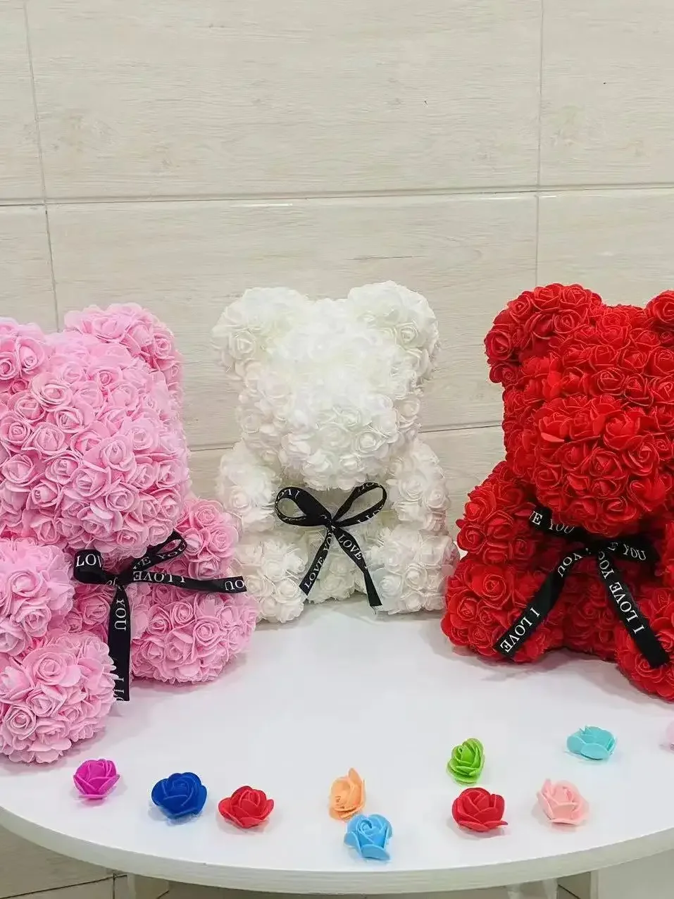 Romantic Valentines Day Creative Eternal Flower Rose Bear Christmas Gift Rose Bear Hug Bear Wedding Flower Decoration Gift Love
Romantic Valentines Day Creative Eternal Flower Rose Bear Christmas Gift Rose Bear Hug Bear Wedding Flower Decoration Gift Love