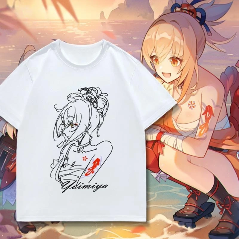 Japanese Anime Girl Game Men's T-shirt Oversized T-shirt Casual Cotton Daily Four Season T-shirt Women's Clothing Breathable Top
Japanese Anime Girl Game Men's T-shirt Oversized T-shirt Casual Cotton Daily Four Season T-shirt Women's Clothing Breathable Top