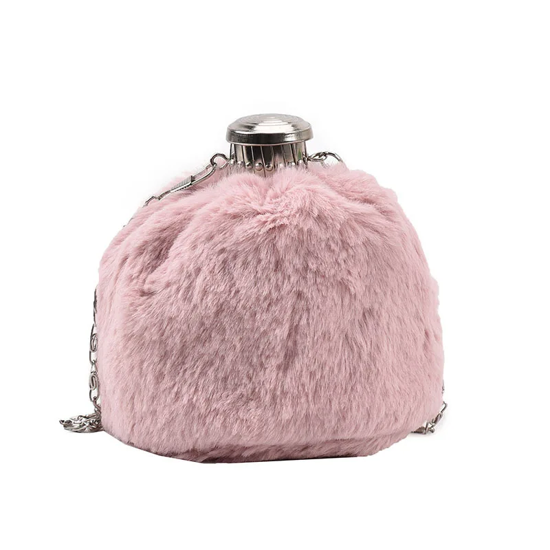 Women's Autumn and Winter Plush Small Round Bag Dinner Bag Party Bag Wine Bottle Small Hand Bag Coin Key Small Hand Bags
Women's Autumn and Winter Plush Small Round Bag Dinner Bag Party Bag Wine Bottle Small Hand Bag Coin Key Small Hand Bags