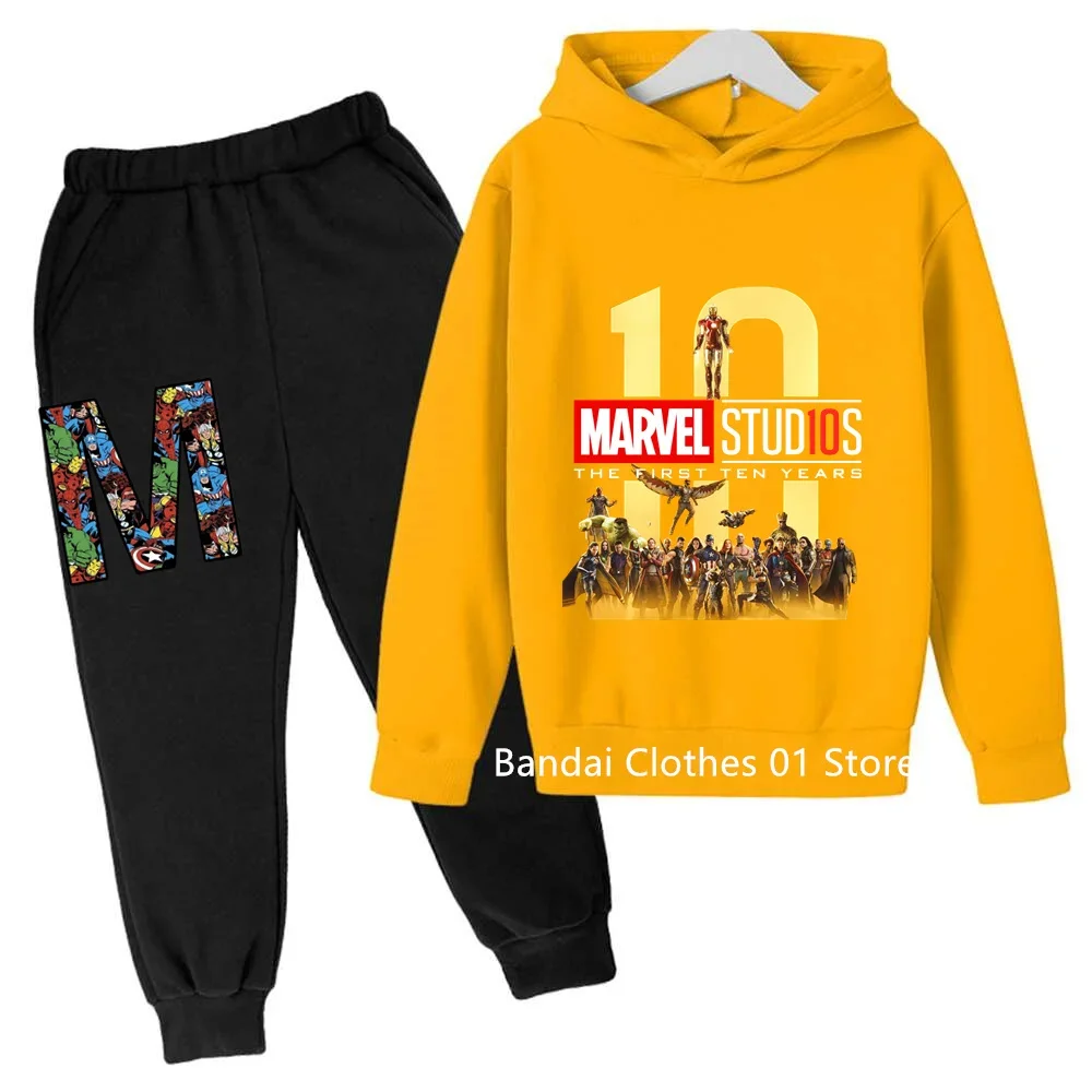 Casual Marvel Spiderman Children Clothes Boys The Avengers Autumn Sweatshirts Kids Hooded Pullover Top Teen Hoodie Pant Suit Set
Casual Marvel Spiderman Children Clothes Boys The Avengers Autumn Sweatshirts Kids Hooded Pullover Top Teen Hoodie Pant Suit Set