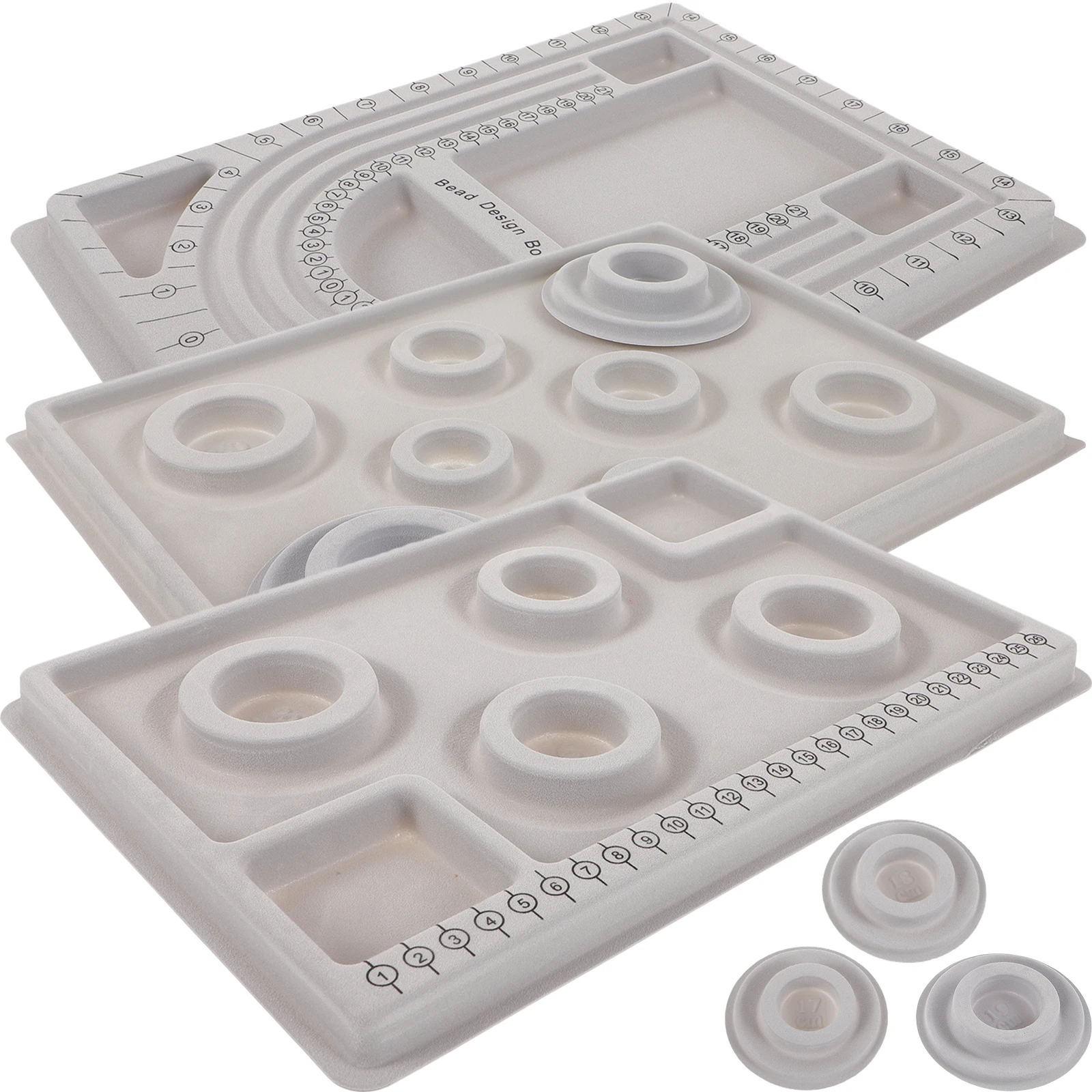 DIY Beading Necklace Bracelet Measurement Tray Design Making Trays Jewelry Board Silicone Material Smooth Surface Easy Clean
DIY Beading Necklace Bracelet Measurement Tray Design Making Trays Jewelry Board Silicone Material Smooth Surface Easy Clean