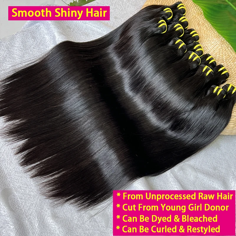 Unprocessed Raw Bone Straight 100% Human Hair Extensions Double Weft Vietnamese Raw Virgin Hair Bundles 10-36Inch Natural Color
Unprocessed Raw Bone Straight 100% Human Hair Extensions Double Weft Vietnamese Raw Virgin Hair Bundles 10-36Inch Natural Color