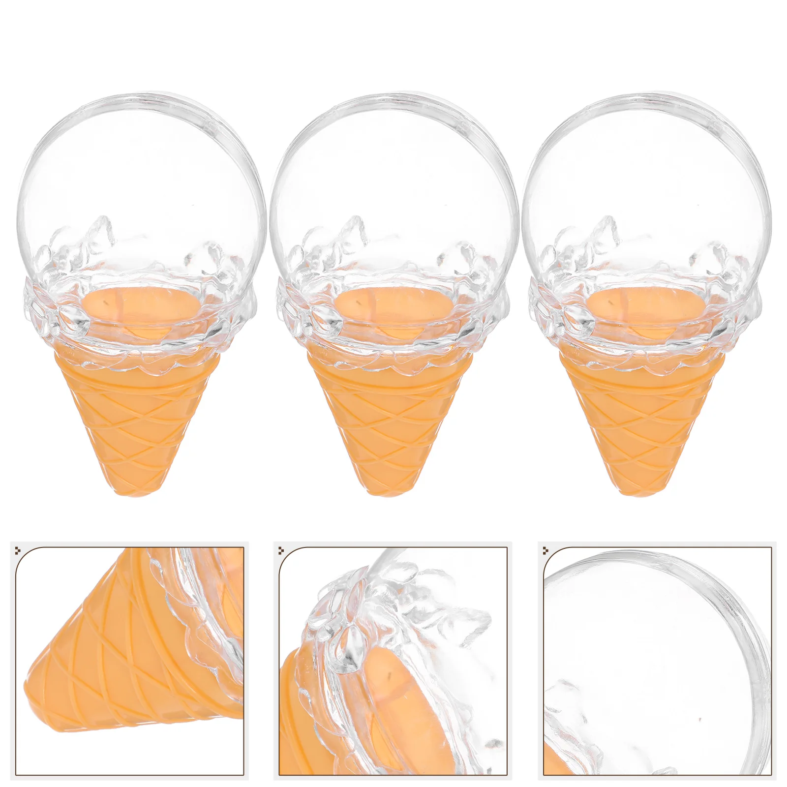 16pcs Plastic Ice Cream Design Candy Boxes Clear Gift Packaging For s Party Wedding New Year Yellow Creative Storage Favours
16pcs Plastic Ice Cream Design Candy Boxes Clear Gift Packaging For s Party Wedding New Year Yellow Creative Storage Favours