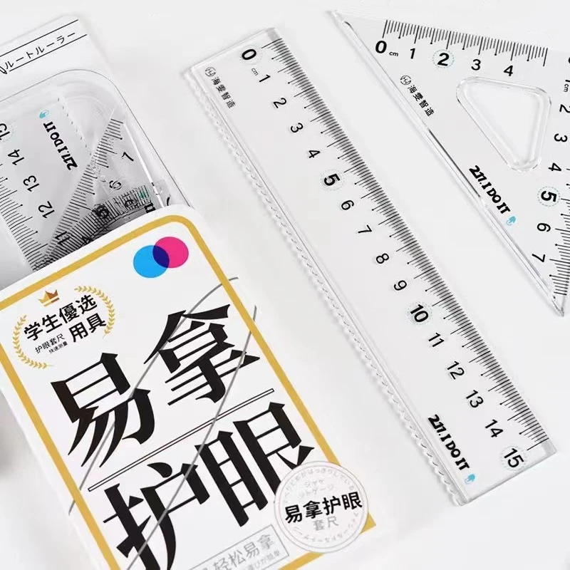 Набор Geometry Haiwen Gaokao: антибликовые инструменты премиум-класса с уникальной волновой шкалой для ясчности и точности.
Набор Geometry Haiwen Gaokao: антибликовые инструменты премиум-класса с уникальной волновой шкалой для ясчности и точности.