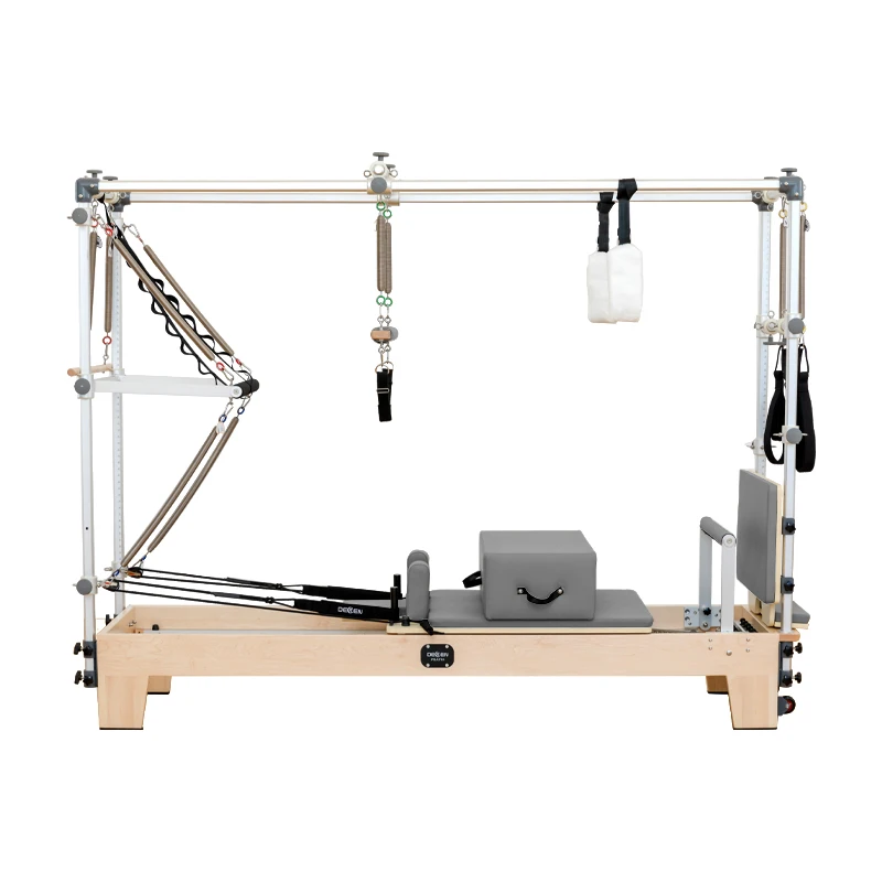 Deren Maple Wood Maple Wood Pilates Reformer Equipment 3 In 1 Home Pilates Studio Reformer Bed Pilates Machine
Deren Maple Wood Maple Wood Pilates Reformer Equipment 3 In 1 Home Pilates Studio Reformer Bed Pilates Machine