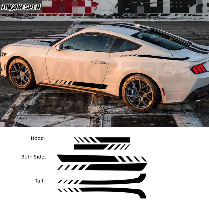 6 Pcs/Set Edition RTR Car Engine Cover Door Side Stripes Rear Fender Sticker Decal For Ford Mustang 2024 2025 2026 Accessories
6 Pcs/Set Edition RTR Car Engine Cover Door Side Stripes Rear Fender Sticker Decal For Ford Mustang 2024 2025 2026 Accessories