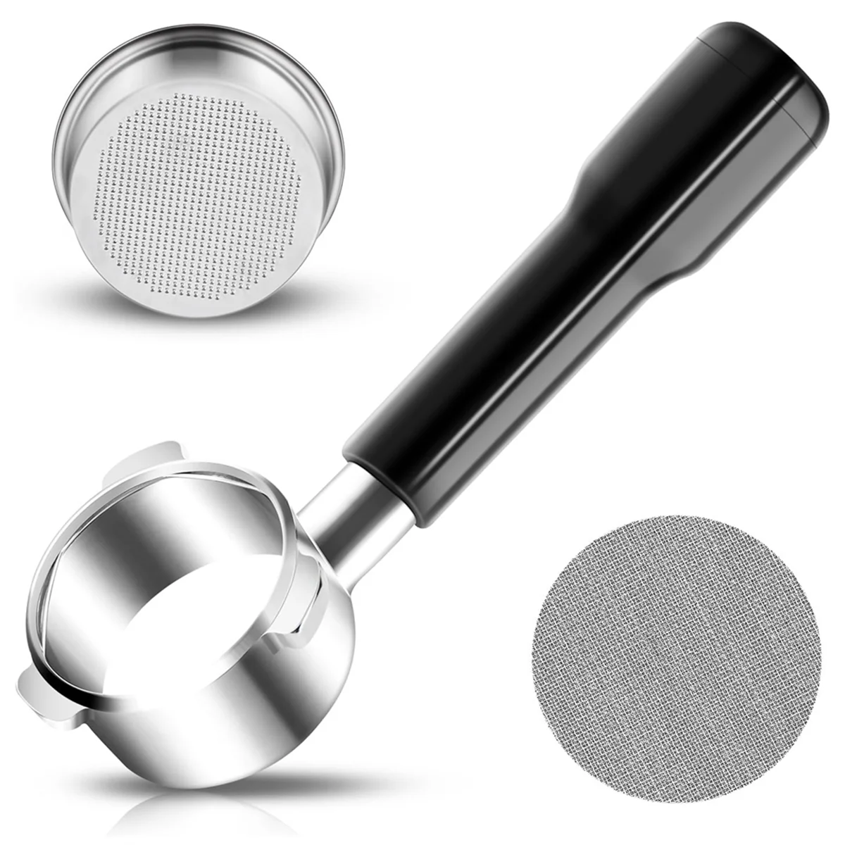 Бездонный портафильтр A71P, 51 мм, 3 ушка для эспрессо-машин Dedica EC680/EC685, и EUPA
Бездонный портафильтр A71P, 51 мм, 3 ушка для эспрессо-машин Dedica EC680/EC685, и EUPA