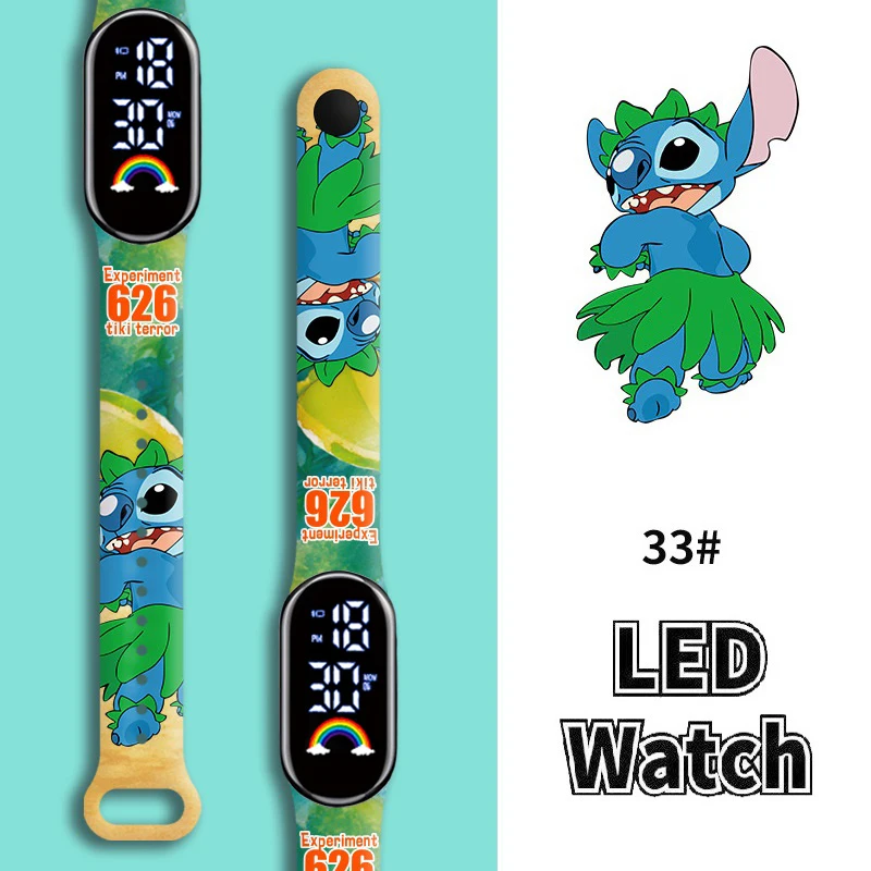 Disney Cartoon Stitch Children Watches Girls Fashion Bracelet LED Women Watch Kids Electronic Digital Waterproof Clock
Disney Cartoon Stitch Children Watches Girls Fashion Bracelet LED Women Watch Kids Electronic Digital Waterproof Clock