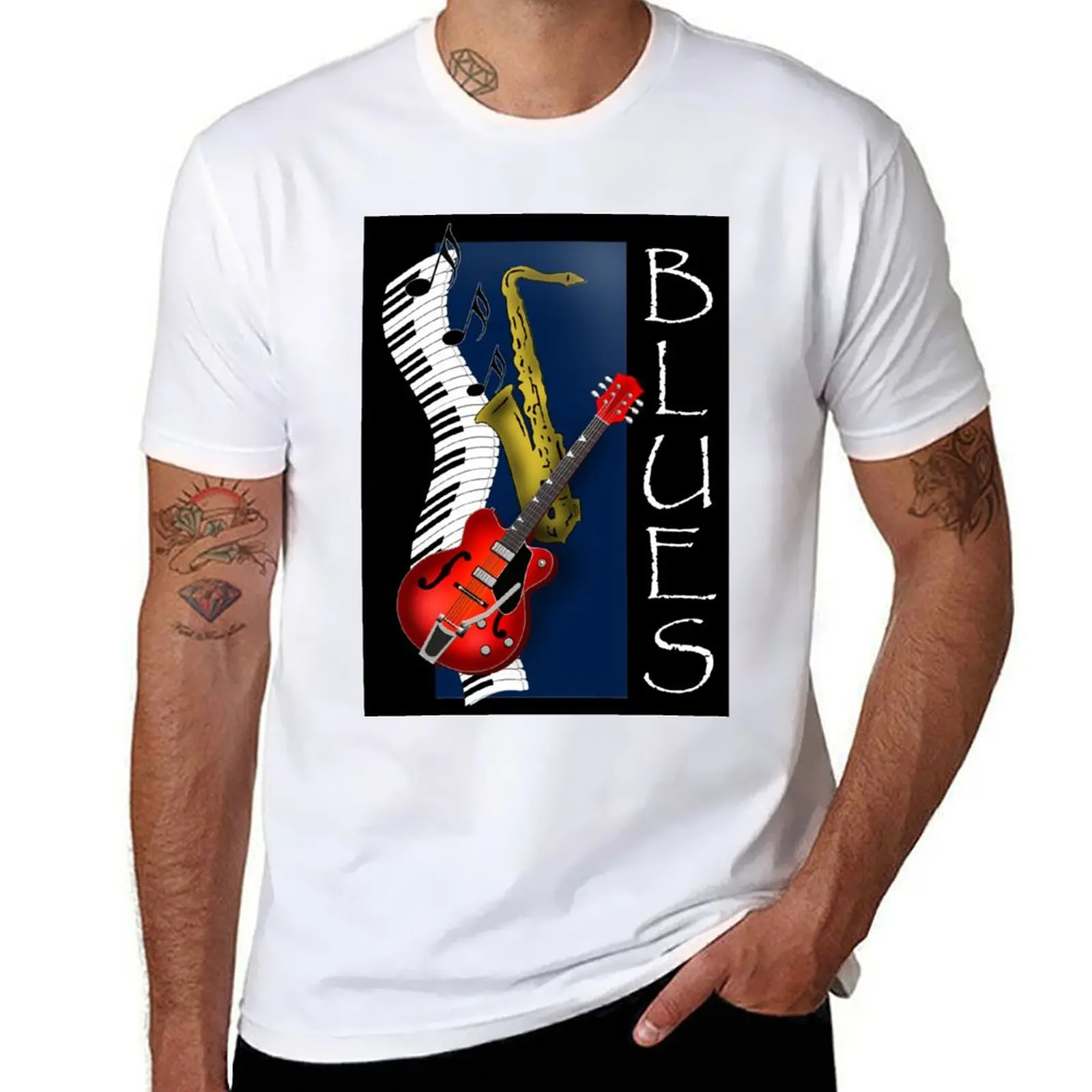 Blues Poster T-Shirt t shirts for man pack cotton t shirt man designer anime t shirts for man T-shirt
Blues Poster T-Shirt t shirts for man pack cotton t shirt man designer anime t shirts for man T-shirt
