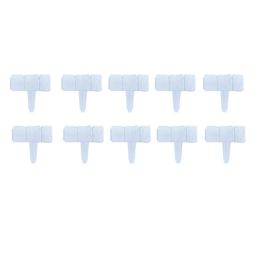10Pcs Anti-corrosion Plastic Garden Fence Weatherproof Moisture-resistant Corrugated Fence Stone-like Easy to Use
10Pcs Anti-corrosion Plastic Garden Fence Weatherproof Moisture-resistant Corrugated Fence Stone-like Easy to Use
