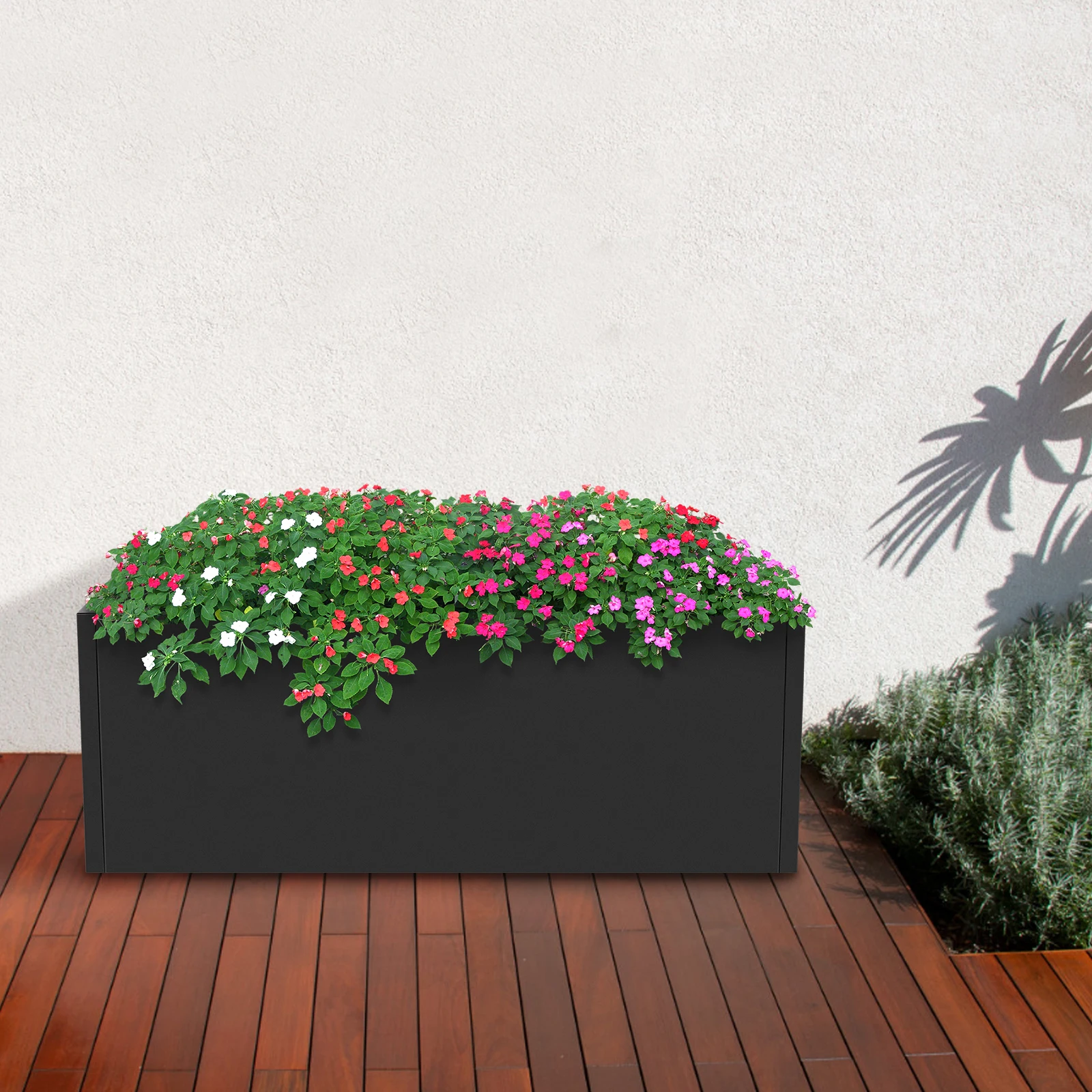 38*15*15in Outdoor Modern Planter Steel Planter Box Rectangular Planter Box for Divider for Walkways Entrances Front Doors
38*15*15in Outdoor Modern Planter Steel Planter Box Rectangular Planter Box for Divider for Walkways Entrances Front Doors