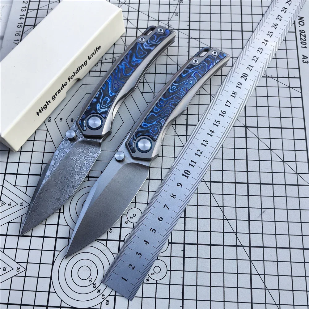 Outdoor Survival Hunting Folding Knife Camping knife M390 Steel Titanium Alloy Handle Bearing System
Outdoor Survival Hunting Folding Knife Camping knife M390 Steel Titanium Alloy Handle Bearing System