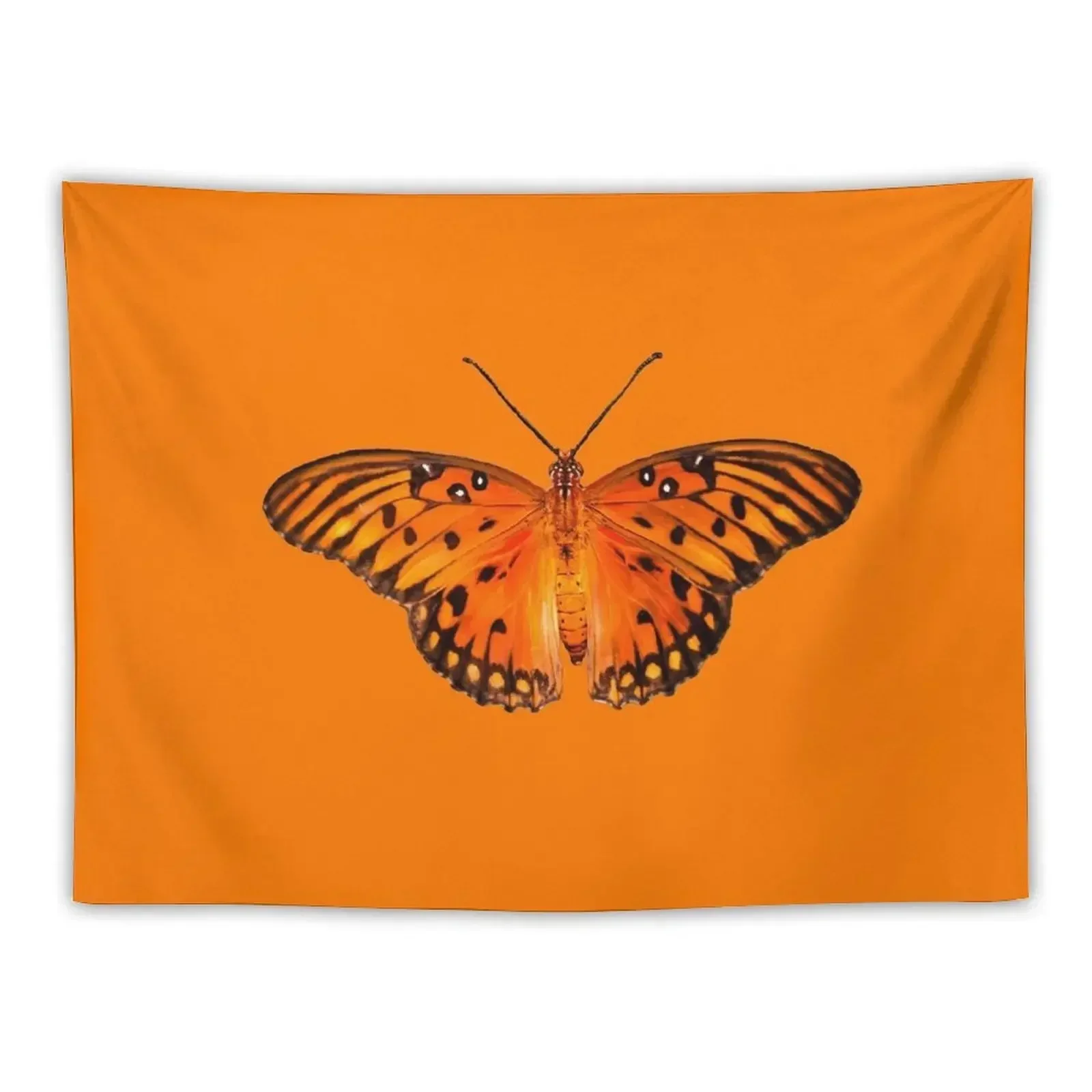 Gulf fritillary butterfly on orange background Tapestry Wall Coverings Korean Room Decor Tapestry
Gulf fritillary butterfly on orange background Tapestry Wall Coverings Korean Room Decor Tapestry