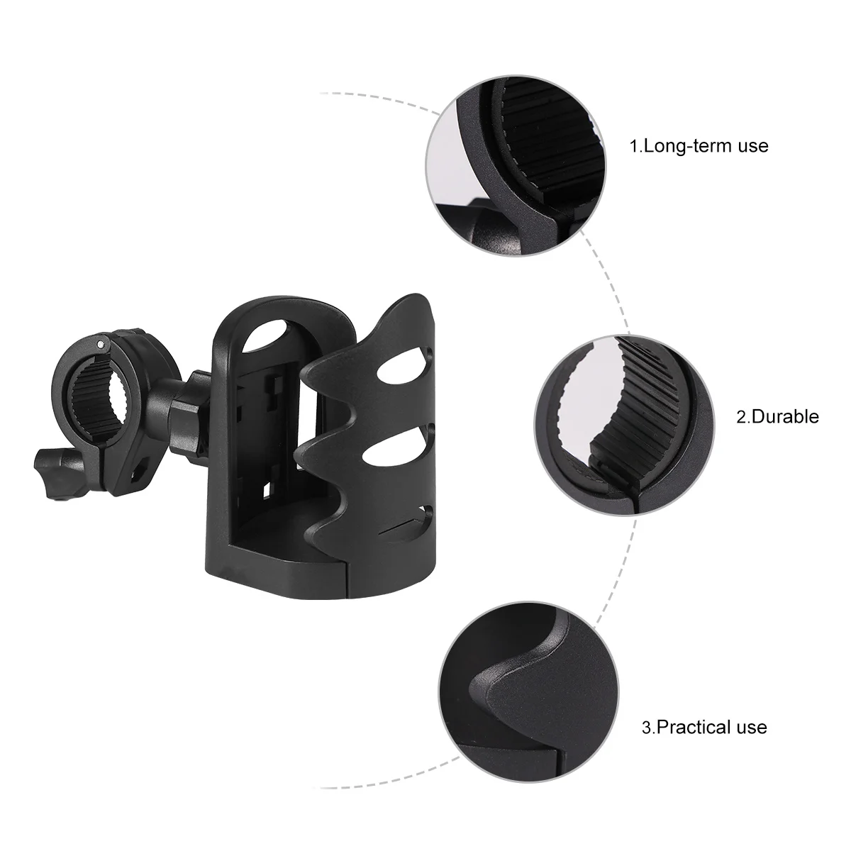 1Pcs Bike Bottle Holder Black Durable Thick ABS Adjustable Water Bottle Cage for Bicycles Mountain Bikes Prams Wheelchairs 
1Pcs Bike Bottle Holder Black Durable Thick ABS Adjustable Water Bottle Cage for Bicycles Mountain Bikes Prams Wheelchairs