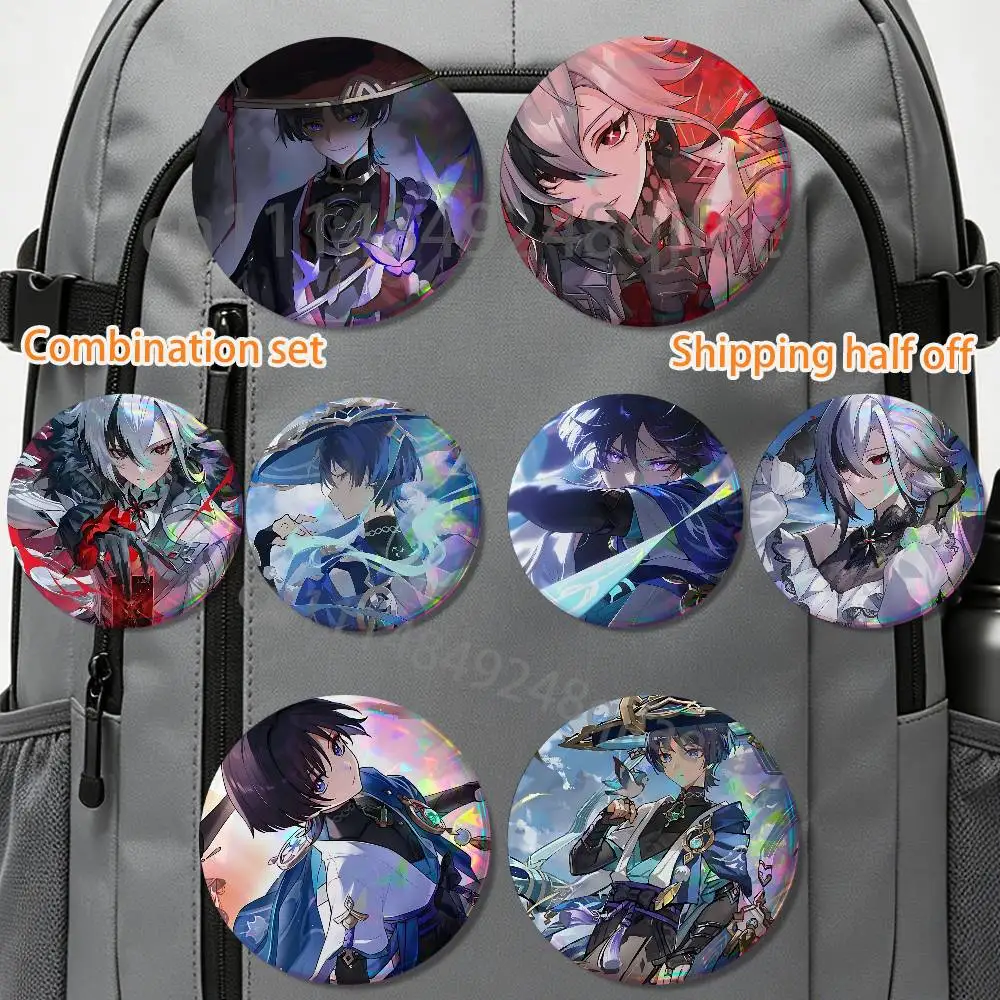 Arlecchino Wanderer Genshin Impact HD Print Round Lapel Pins Pretty Derby 2 piece set Round Display Brooches Brooch Badges
Arlecchino Wanderer Genshin Impact HD Print Round Lapel Pins Pretty Derby 2 piece set Round Display Brooches Brooch Badges