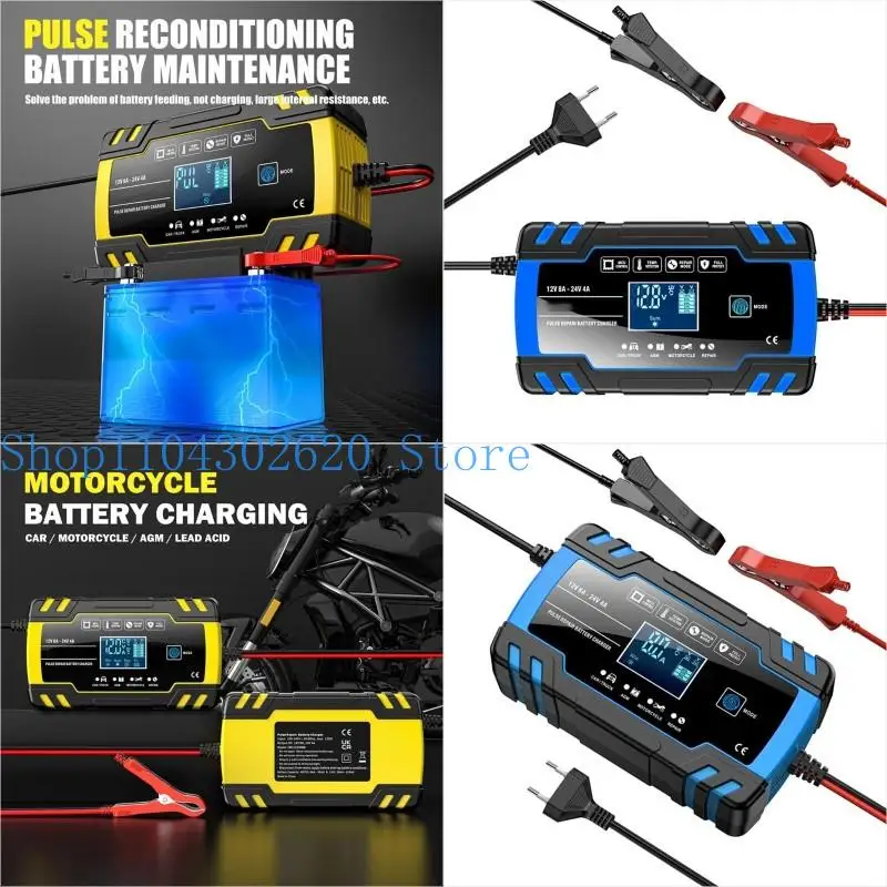 02DE SmartFully Automatic Battery Chargers, 12/24V Maintainers Trickles Chargers for Car Truck Motorbike Acid Battery
02DE SmartFully Automatic Battery Chargers, 12/24V Maintainers Trickles Chargers for Car Truck Motorbike Acid Battery