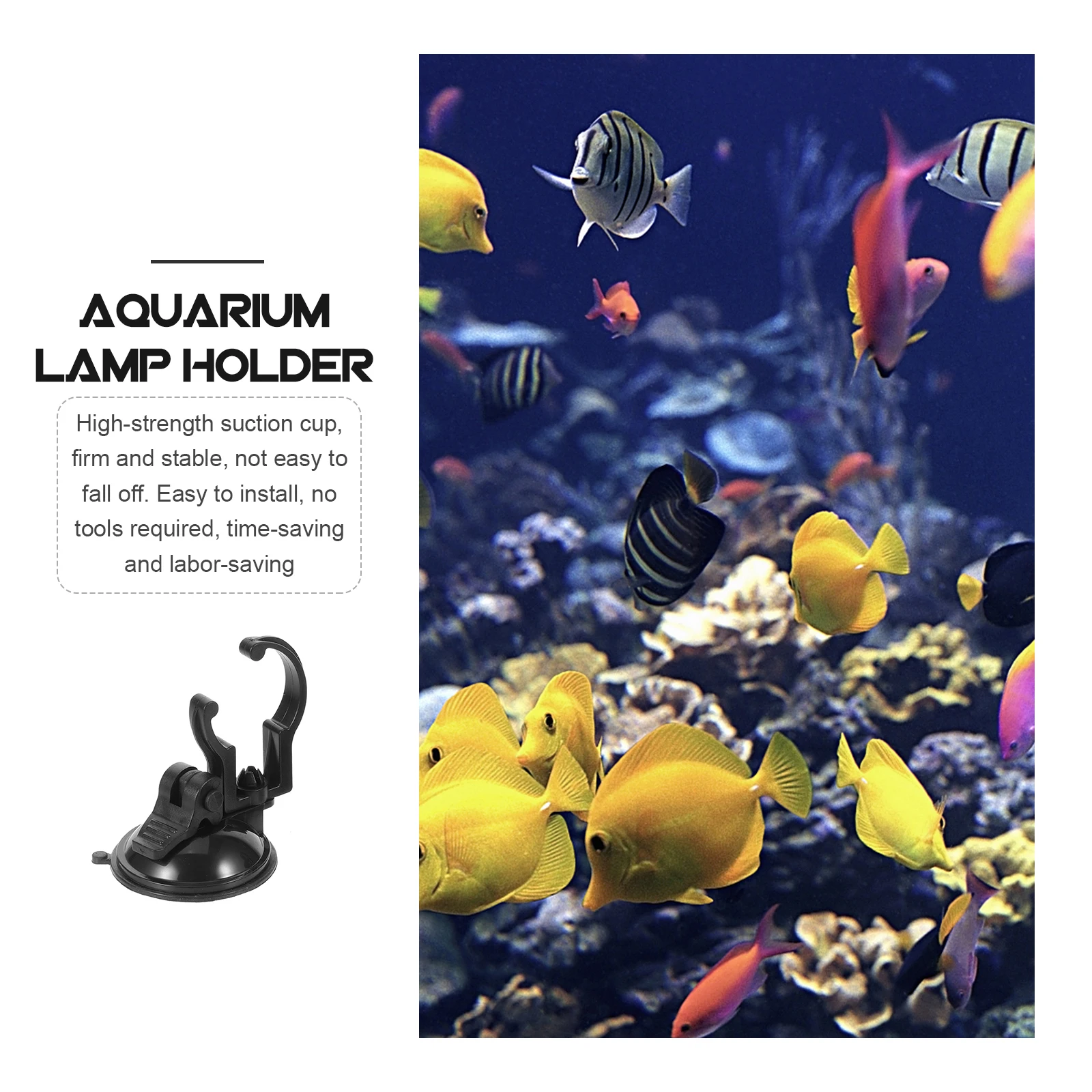 2pcs Suction Cup Light Clips Stable Holders for Fish Tank Aquarium Mounting Brackets Black LED Strip Pet Supplies
2pcs Suction Cup Light Clips Stable Holders for Fish Tank Aquarium Mounting Brackets Black LED Strip Pet Supplies