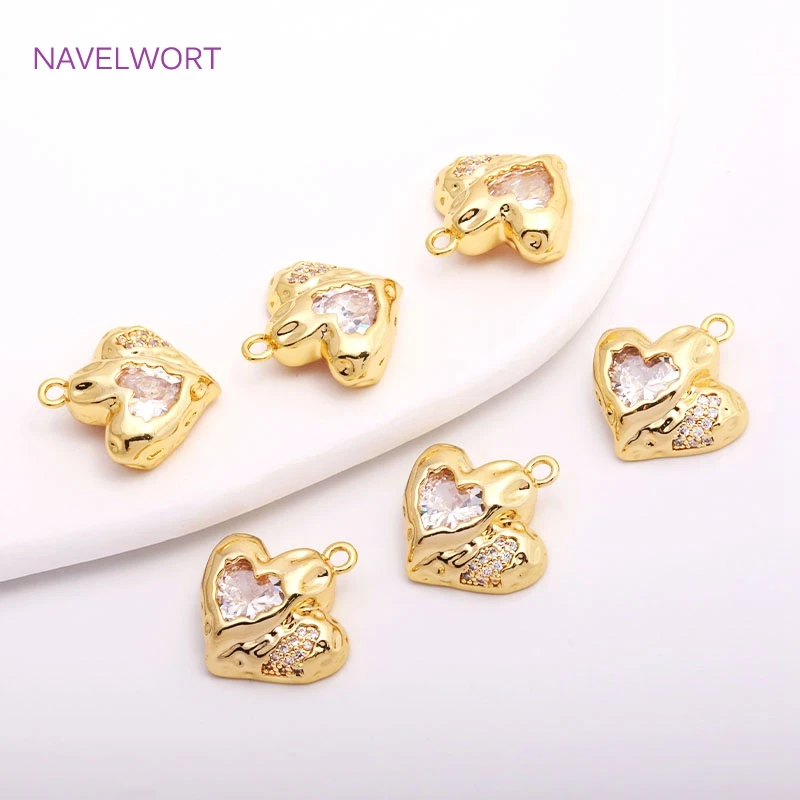 подвески для украшений Модные подвески в форме сердца, из латуни с 14-каратным золотым покрытием, инкрустированные цирконами, полые кулоны, фурнитура для самостоятельного изготовления украшений, оптом.
подвески для украшений Модные подвески в форме сердца, из латуни с 14-каратным золотым покрытием, инкрустированные цирконами, полые кулоны, фурнитура для самостоятельного изготовления украшений, оптом.