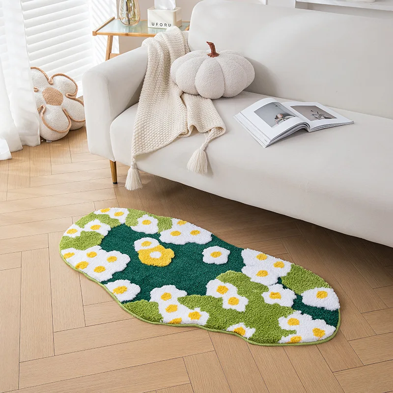 Imitation Wool Bath Mats Soft 3D Flocked Carpet For Bathroom Non-Slip TPR Backing Moss Floral Decor Mat Super Absorbent Rug
Imitation Wool Bath Mats Soft 3D Flocked Carpet For Bathroom Non-Slip TPR Backing Moss Floral Decor Mat Super Absorbent Rug