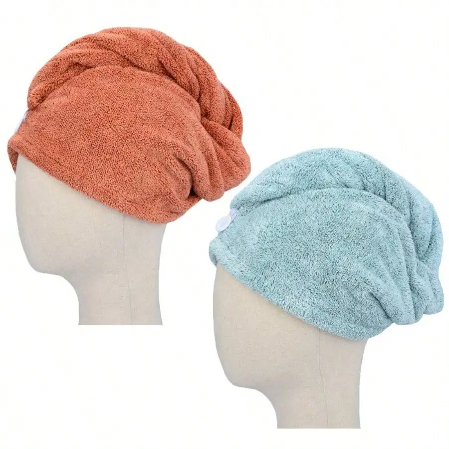 Microfiber Hair Drying Towel Turban Twist Long Hair Magic Instant Dry Hair Towel Wrap Fast Drying Absorbent Cap Great Women And 2 - Pack
Microfiber Hair Drying Towel Turban Twist Long Hair Magic Instant Dry Hair Towel Wrap Fast Drying Absorbent Cap Great Women And 2 - Pack