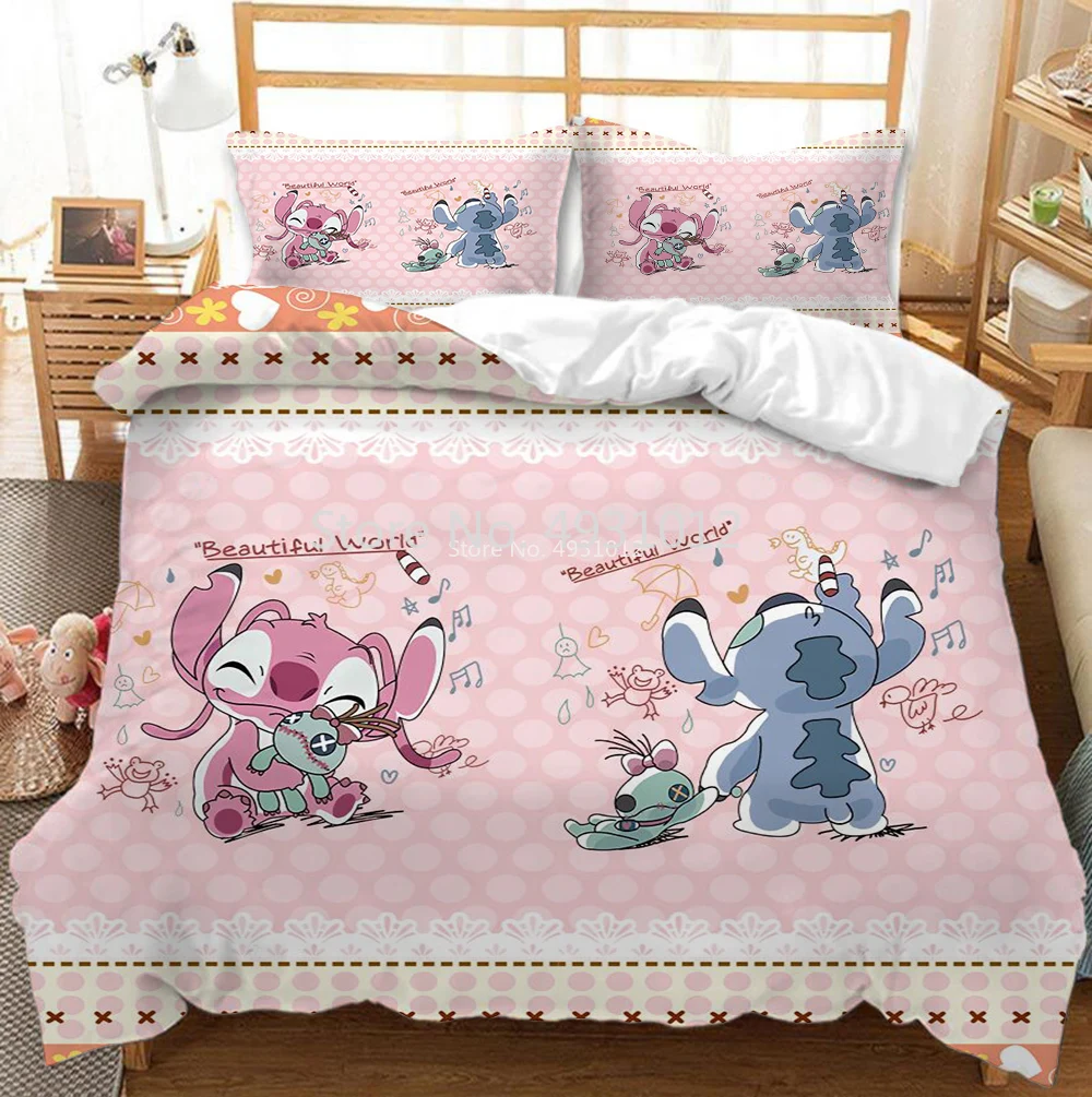 3D Lilo & Stitch Duvet Cover Set Bedroom Decor for Children Kids Boy Girl Queen King Size Bedding Set
3D Lilo & Stitch Duvet Cover Set Bedroom Decor for Children Kids Boy Girl Queen King Size Bedding Set