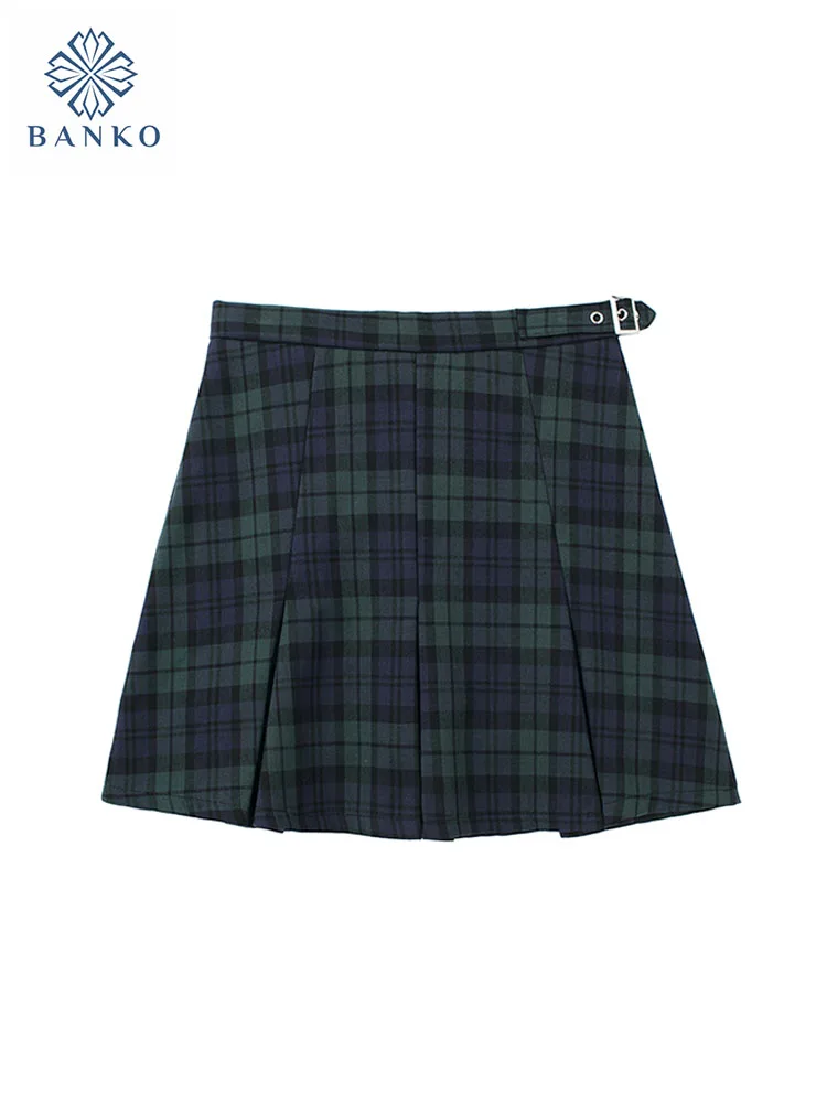 Japanese Streetwear Plaid Skirt High Waist Classical Green A-Link Skirt Students Clothes 2000s Aesthetic School Y2K Streetwear
Japanese Streetwear Plaid Skirt High Waist Classical Green A-Link Skirt Students Clothes 2000s Aesthetic School Y2K Streetwear