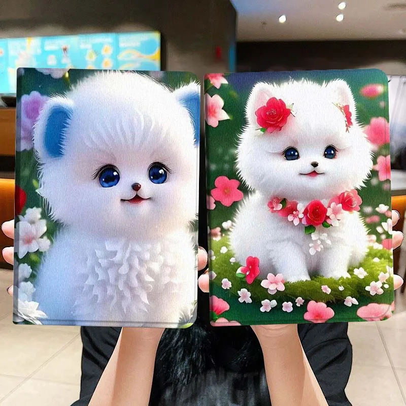 Cute White Puppy Blue Gift For iPad Pro Air Mini 2 3 4 5 6 7 6th 7th 10th 11th 10.2 9.7 10.5 11 Foldable Tablet Case
Cute White Puppy Blue Gift For iPad Pro Air Mini 2 3 4 5 6 7 6th 7th 10th 11th 10.2 9.7 10.5 11 Foldable Tablet Case