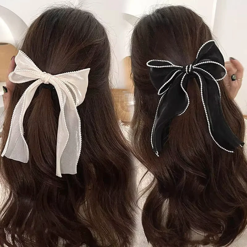 Korean Bow Hair Clip Women Cute Bowknot Hairpin Barrettes Girls Solid Color Ponytail Clip Hair Accessories Headwear Gift
Korean Bow Hair Clip Women Cute Bowknot Hairpin Barrettes Girls Solid Color Ponytail Clip Hair Accessories Headwear Gift