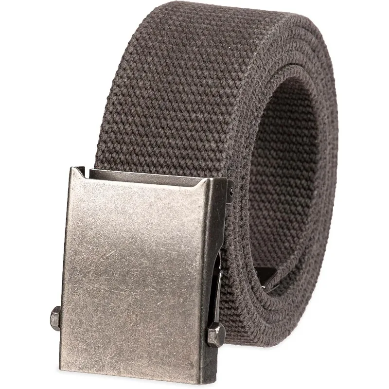 Unisex-Adult Military Web Belt-Adjustable One Size Cotton Strap and Metal Plaque Buckle
Unisex-Adult Military Web Belt-Adjustable One Size Cotton Strap and Metal Plaque Buckle