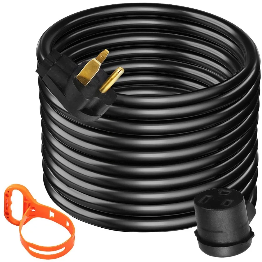 Welder Extension Cord 30Amp 25ft 250V Welding Power Cord with NEMA 650 Plug 10 Gauge 3 Prong for MIG Lincoln Plasma Miller TIG
Welder Extension Cord 30Amp 25ft 250V Welding Power Cord with NEMA 650 Plug 10 Gauge 3 Prong for MIG Lincoln Plasma Miller TIG