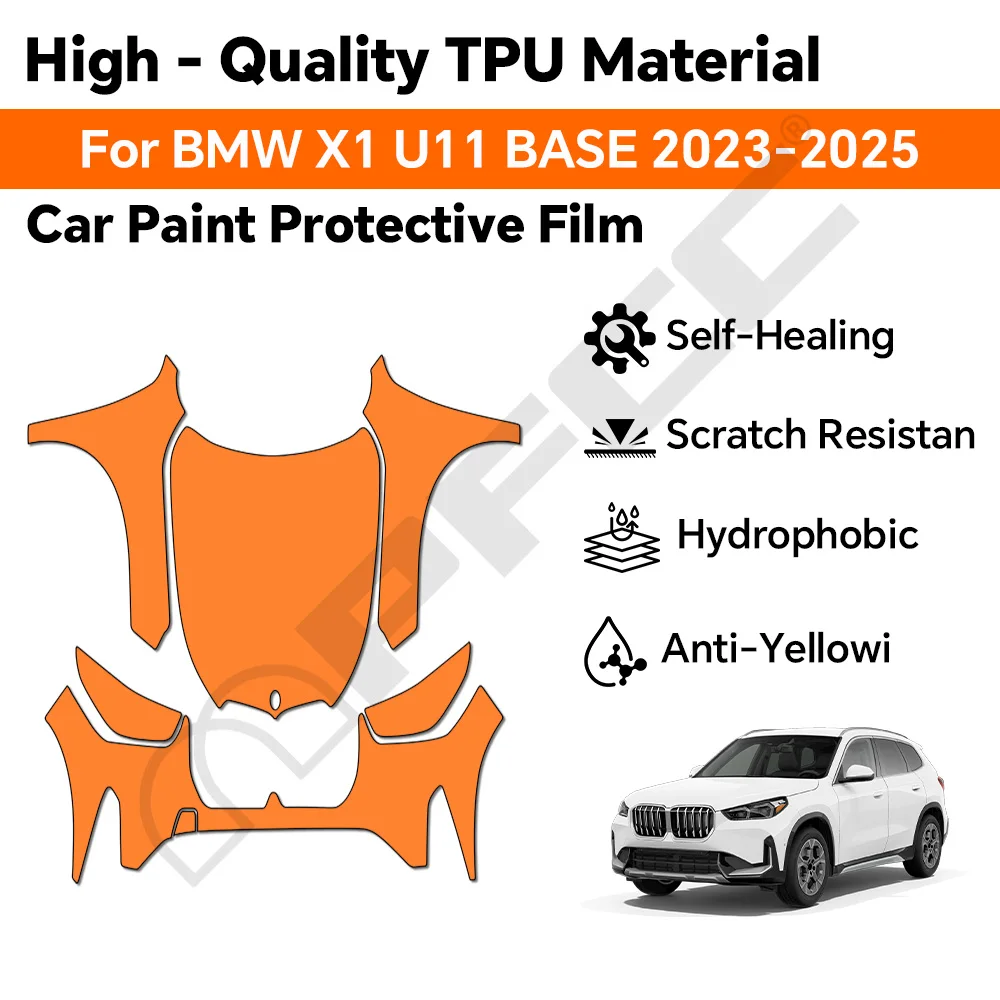 PPF For BMW X1 U11 Base 2023-2025 Paint Protection Film Anti-Scratch Car Body Clear Bra Pre-cut PPF Resistant Repairable Cover
PPF For BMW X1 U11 Base 2023-2025 Paint Protection Film Anti-Scratch Car Body Clear Bra Pre-cut PPF Resistant Repairable Cover